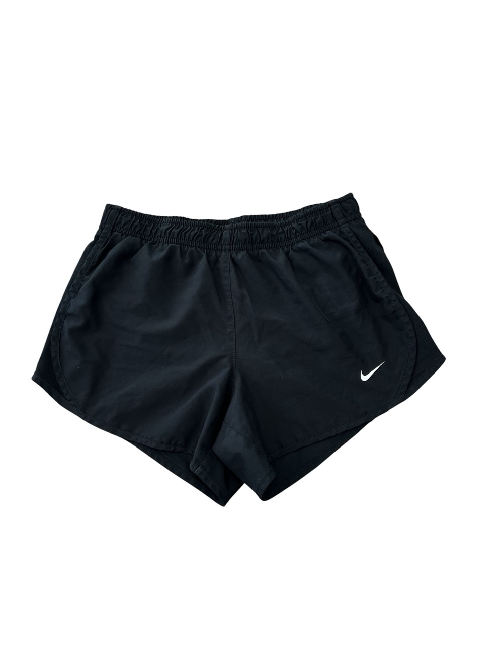 NIKE TEMPO DRI-FIT YOUTH GIRLS running shorts in black size youth MEDIUM